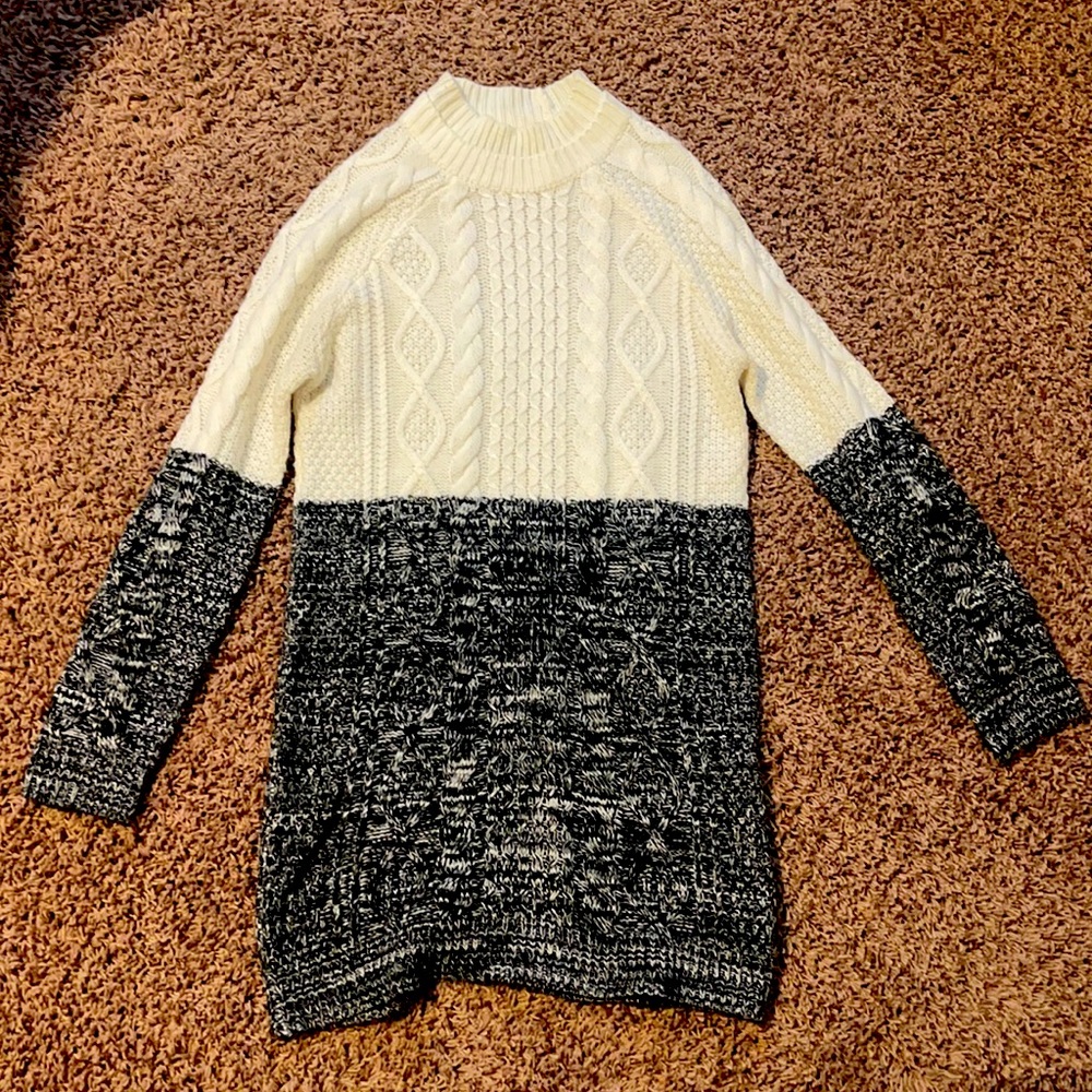MINKPINK black and white wool dress